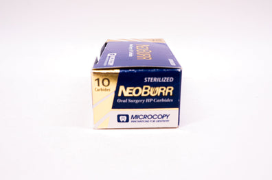 NeoBurr HP557 Straight Fissure Crosscut Oral Surgery HP 1.0/3.8mm - Box of 9